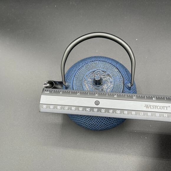 Vintage Japanese Cast Iron Tetsubin Kettle Teapot Hobnail - Picture 11 of 16